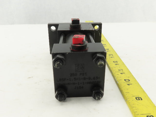 Pneumatic Tie Rod  Air Cylinder 1-1/4" Bore 1" Stroke Double Acting