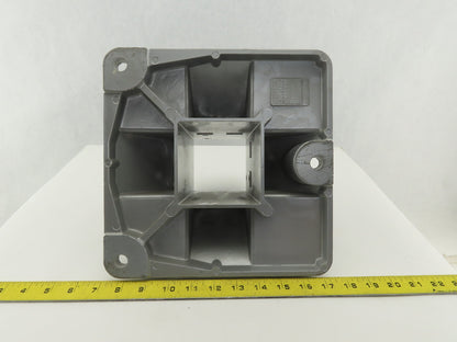 FlexLink XCFF 88X260 88mm Square Tube Floor Flange Mounting Socket