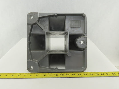 FlexLink XCFF 88X260 88mm Square Tube Floor Flange Mounting Socket