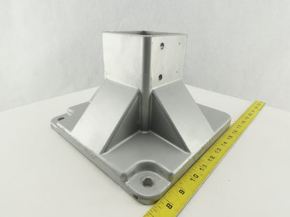 FlexLink XCFF 88X260 88mm Square Tube Floor Flange Mounting Socket