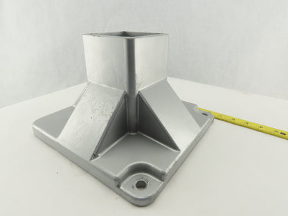 FlexLink XCFF 88X260 88mm Square Tube Floor Flange Mounting Socket