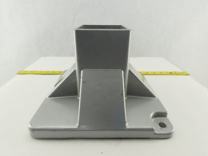 FlexLink XCFF 88X260 88mm Square Tube Floor Flange Mounting Socket