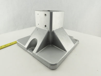 FlexLink XCFF 88X260 88mm Square Tube Floor Flange Mounting Socket