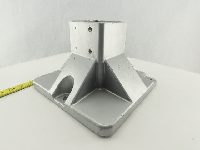 FlexLink XCFF 88X260 88mm Square Tube Floor Flange Mounting Socket