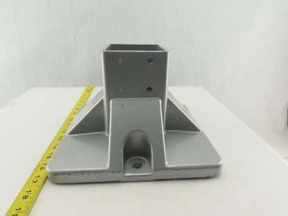 FlexLink XCFF 88X260 88mm Square Tube Floor Flange Mounting Socket
