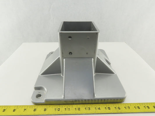 FlexLink XCFF 88X260 88mm Square Tube Floor Flange Mounting Socket