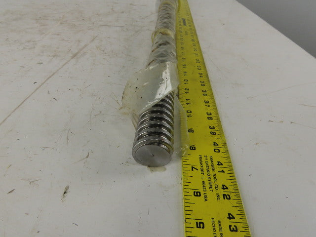 1-1/2" OD Jack Screw Flange Plate Mount 3 Turns Per Inch 35" Tall