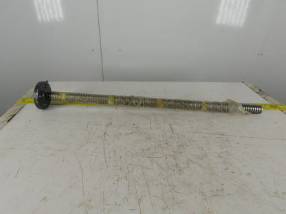 1-1/2" OD Jack Screw Flange Plate Mount 3 Turns Per Inch 35" Tall