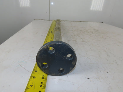 1-1/2" OD Jack Screw Flange Plate Mount 3 Turns Per Inch 35" Tall