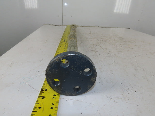1-1/2" OD Jack Screw Flange Plate Mount 3 Turns Per Inch 35" Tall