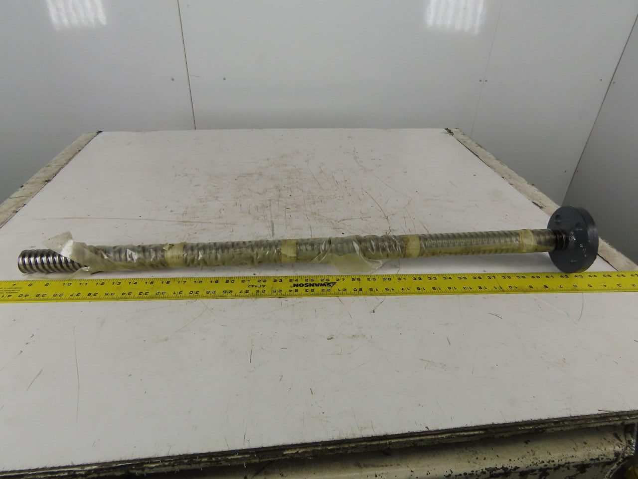 1-1/2" OD Jack Screw Flange Plate Mount 3 Turns Per Inch 35" Tall