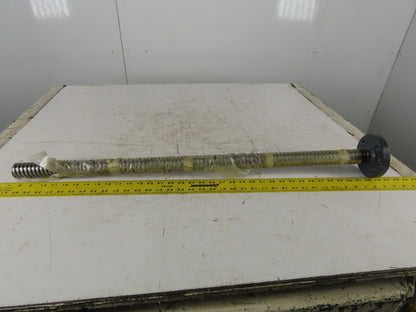 1-1/2" OD Jack Screw Flange Plate Mount 3 Turns Per Inch 35" Tall