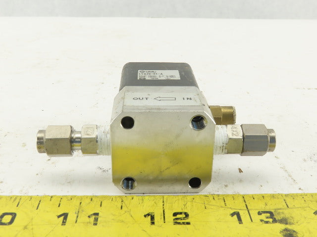 SMC LVA20-01-A Pilot Operated Chemical Purity Valve 0.5MPa
