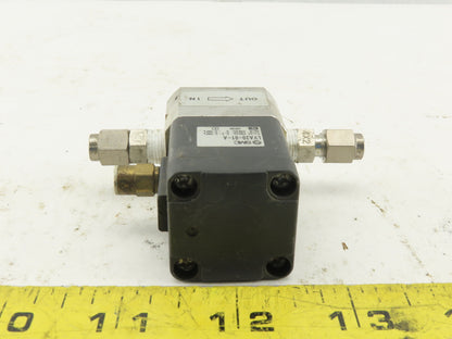 SMC LVA20-01-A Pilot Operated Chemical Purity Valve 0.5MPa