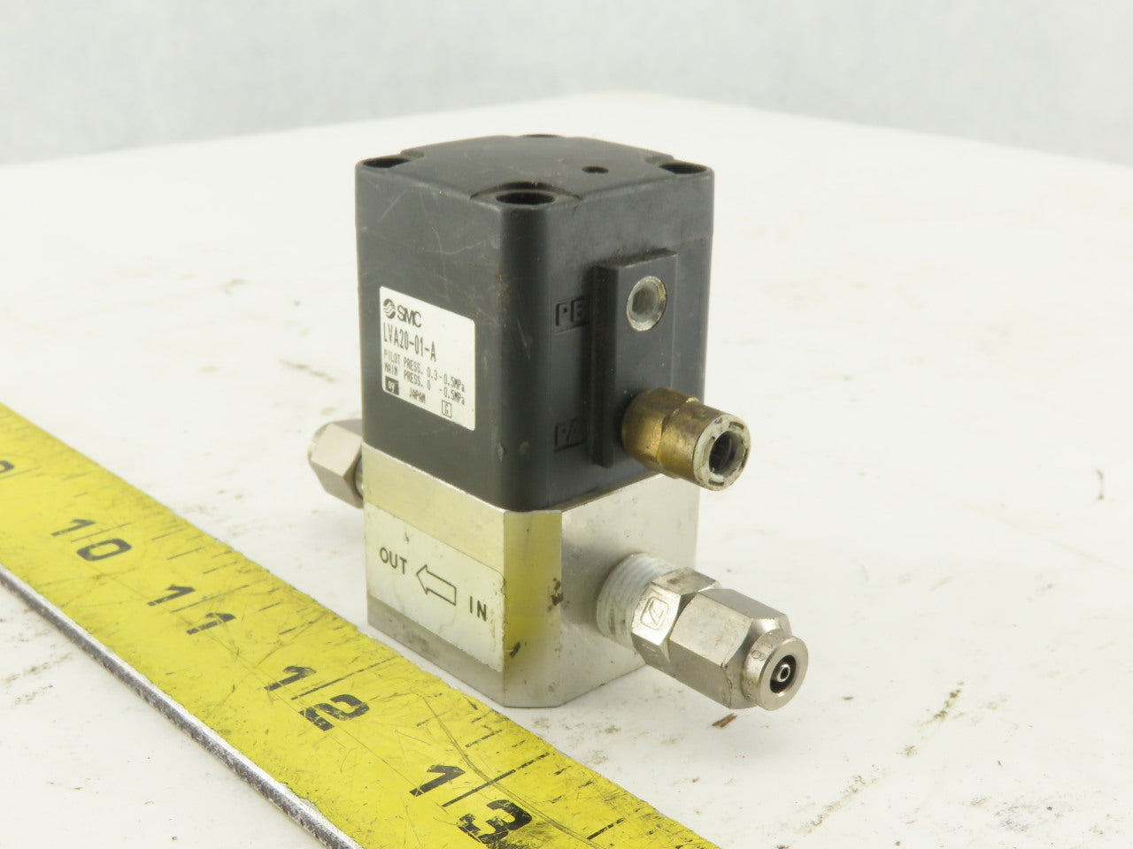 SMC LVA20-01-A Pilot Operated Chemical Purity Valve 0.5MPa
