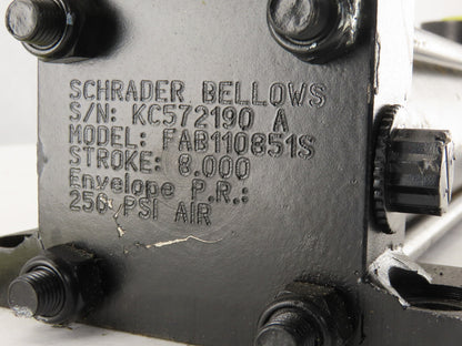 Schrader Bellows Hydraulic Cylinder 2" Bore 8" Stroke Double Acting