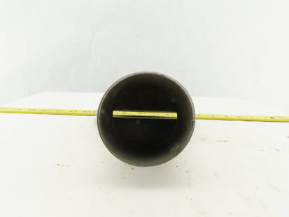 RTI 114.3x76.1x2 3" Rigid Stainless Steel Air Blow Nozzle 6-3/4" Wide 1/4" Open