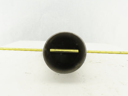 RTI 114.3x76.1x2 3" Rigid Stainless Steel Air Blow Nozzle 6-3/4" Wide 1/4" Open