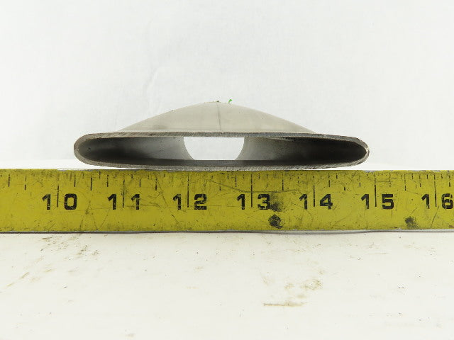 3" Rigid Stainless Steel Air Blow Nozzle 4-1/2" Wide 3/8" Open
