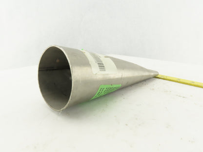 3" Rigid Stainless Steel Air Blow Nozzle 4-1/2" Wide 3/8" Open