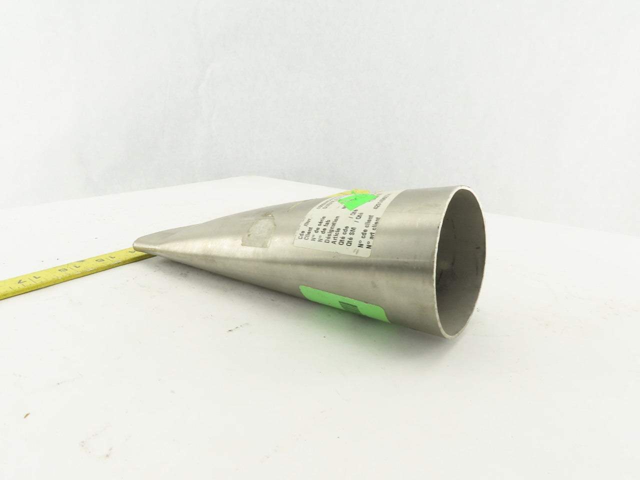 3" Rigid Stainless Steel Air Blow Nozzle 4-1/2" Wide 3/8" Open