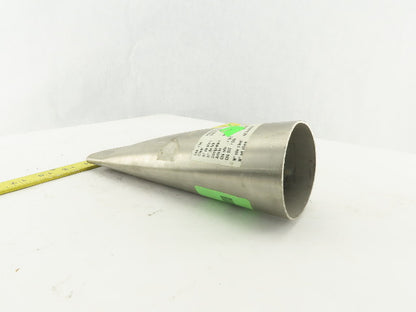 3" Rigid Stainless Steel Air Blow Nozzle 4-1/2" Wide 3/8" Open