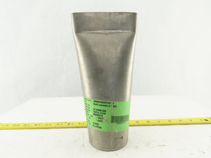 3" Rigid Stainless Steel Air Blow Nozzle 4-1/2" Wide 3/8" Open