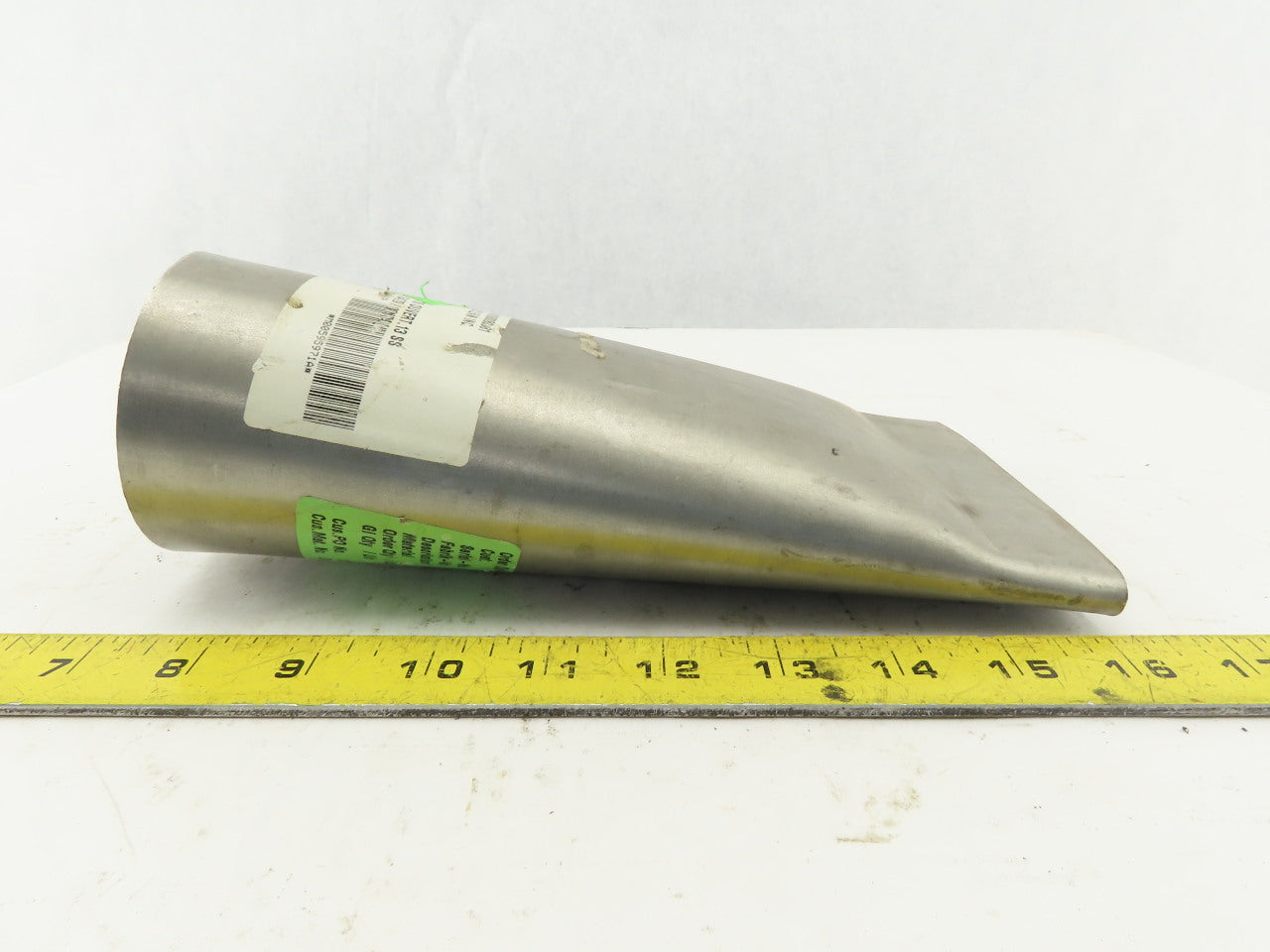3" Rigid Stainless Steel Air Blow Nozzle 4-1/2" Wide 3/8" Open