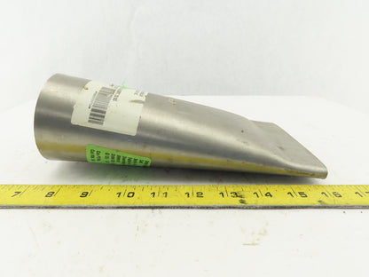 3" Rigid Stainless Steel Air Blow Nozzle 4-1/2" Wide 3/8" Open