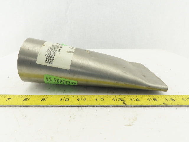 3" Rigid Stainless Steel Air Blow Nozzle 4-1/2" Wide 3/8" Open