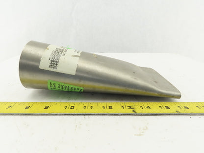 3" Rigid Stainless Steel Air Blow Nozzle 4-1/2" Wide 3/8" Open