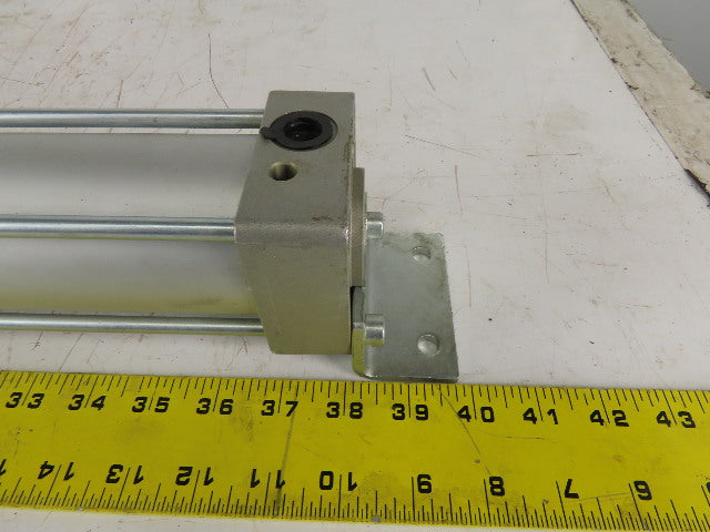 SMC C95N63-UA-DCH272BH Pneumatic Cylinder W/Locking Rod 63mm Bore 272mm Stroke