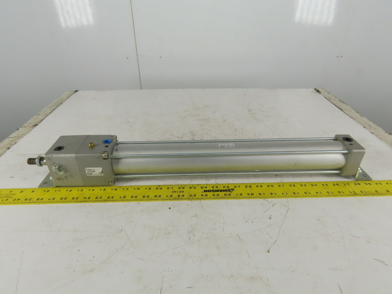 SMC C95N63-UA-DCH272BH Pneumatic Cylinder W/Locking Rod 63mm Bore 272mm Stroke