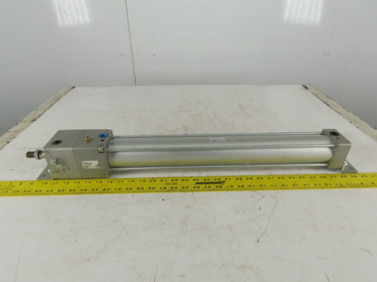 SMC C95N63-UA-DCH272BH Pneumatic Cylinder W/Locking Rod 63mm Bore 272mm Stroke