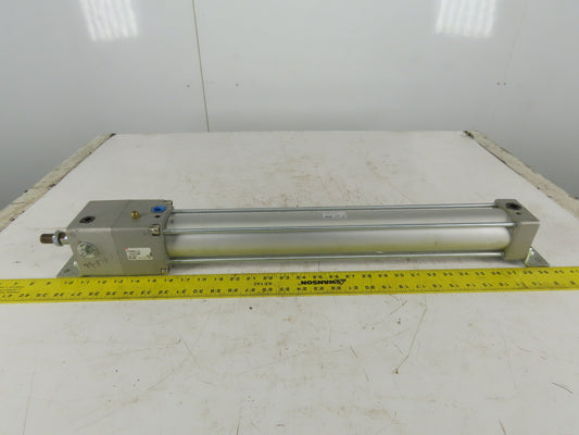 SMC C95N63-UA-DCH272BH Pneumatic Cylinder W/Locking Rod 63mm Bore 272mm Stroke