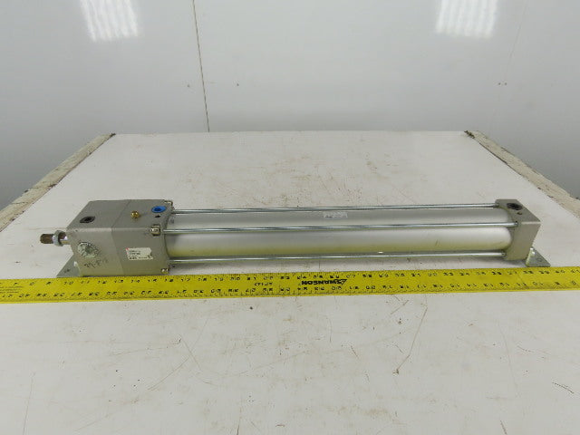 SMC C95N63-UA-DCH272BH Pneumatic Cylinder W/Locking Rod 63mm Bore 272mm Stroke