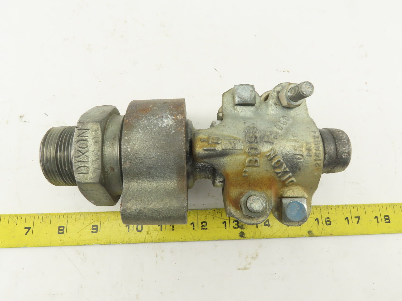 Dixon Boss 1-1/8" Hose Clamp Barb Adapter To 1-1/4" NPT Thread