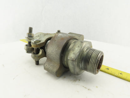 Dixon Boss 1-1/8" Hose Clamp Barb Adapter To 1-1/4" NPT Thread
