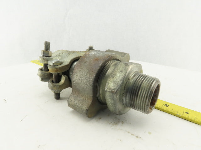 Dixon Boss 1-1/8" Hose Clamp Barb Adapter To 1-1/4" NPT Thread