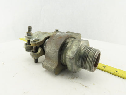 Dixon Boss 1-1/8" Hose Clamp Barb Adapter To 1-1/4" NPT Thread