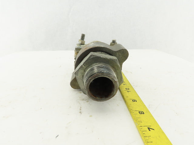 Dixon Boss 1-1/8" Hose Clamp Barb Adapter To 1-1/4" NPT Thread