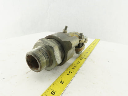 Dixon Boss 1-1/8" Hose Clamp Barb Adapter To 1-1/4" NPT Thread