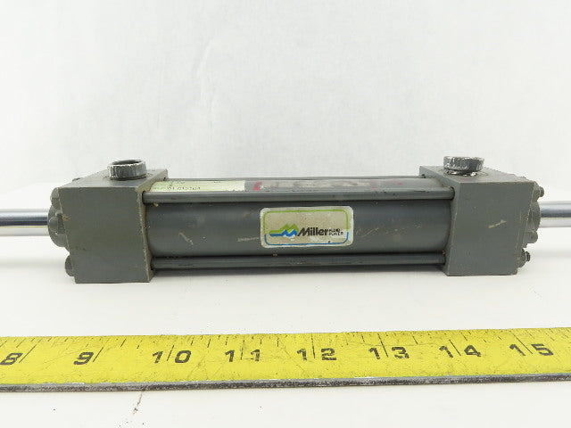 Miller DA74B2N 250 Pneumatic Cylinder Double Ended 5" Stroke 1-1/2" Bore