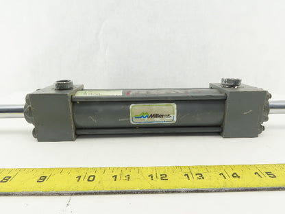 Miller DA74B2N 250 Pneumatic Cylinder Double Ended 5" Stroke 1-1/2" Bore