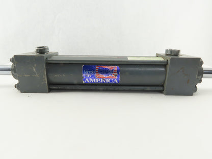 Miller DA74B2N 250 Pneumatic Cylinder Double Ended 5" Stroke 1-1/2" Bore