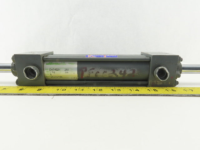 Miller DA74B2N 250 Pneumatic Cylinder Double Ended 5" Stroke 1-1/2" Bore