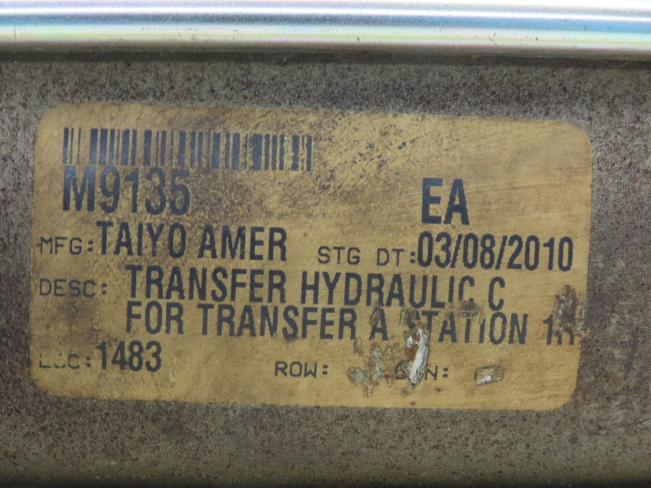 Taiyo 1FK63B160-DB-X 35H-3 Hydraulic Cylinder 63mm Bore 160mm Stroke