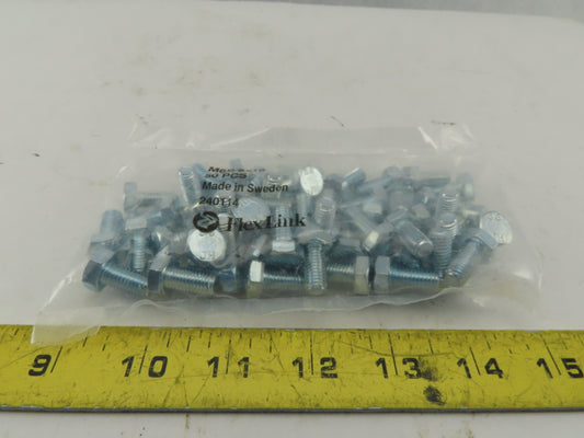 FlexLink M6S M8x16 Metric Hex Head Screw Lot OF 50
