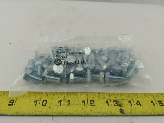 FlexLink M6S M8x16 Metric Hex Head Screw Lot OF 50