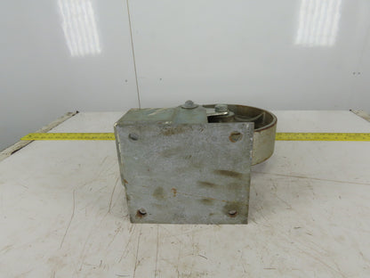 Albion 10" x 3" Steel Wheel Spring Loaded Ride Caster Non Swivel